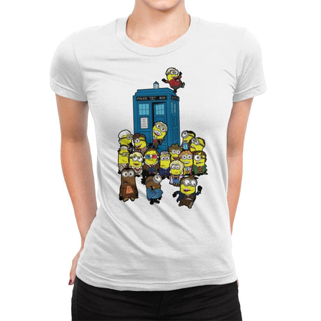 Doctor Minion - Womens Premium T-Shirts RIPT Apparel Small / White