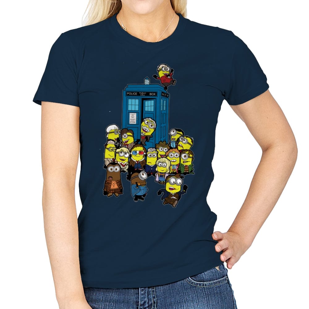 Doctor Minion - Womens T-Shirts RIPT Apparel Small / Navy