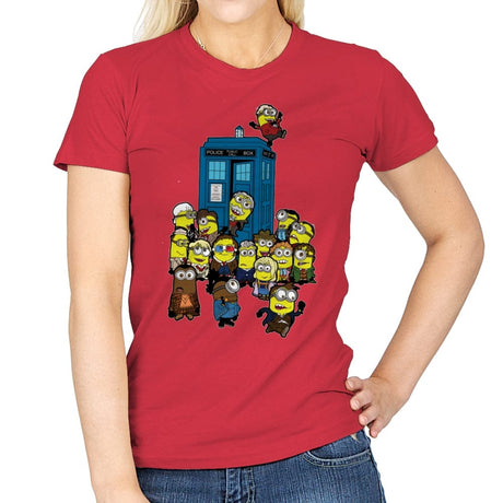Doctor Minion - Womens T-Shirts RIPT Apparel Small / Red