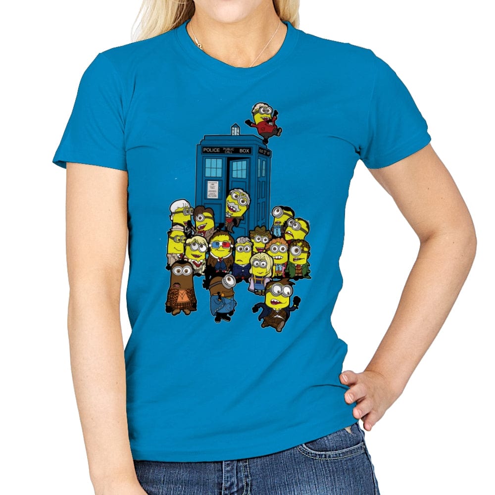 Doctor Minion - Womens T-Shirts RIPT Apparel Small / Sapphire