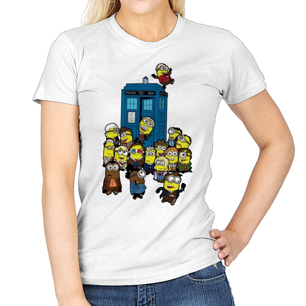 Doctor Minion - Womens T-Shirts RIPT Apparel Small / White