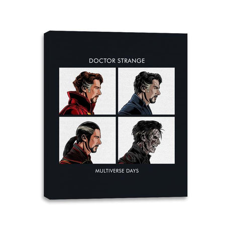 Doctor of Multiverse Days - Canvas Wraps Canvas Wraps RIPT Apparel 11x14 / Black