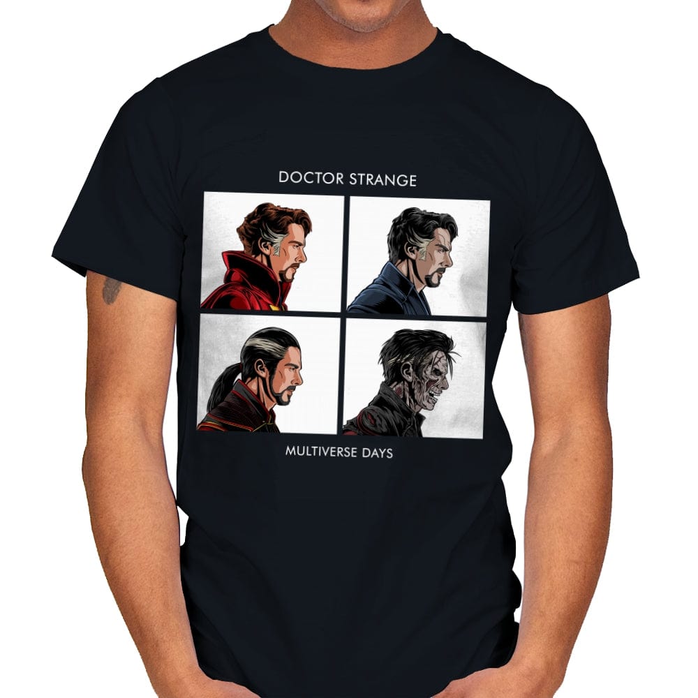 Doctor of Multiverse Days - Mens T-Shirts RIPT Apparel Small / Black
