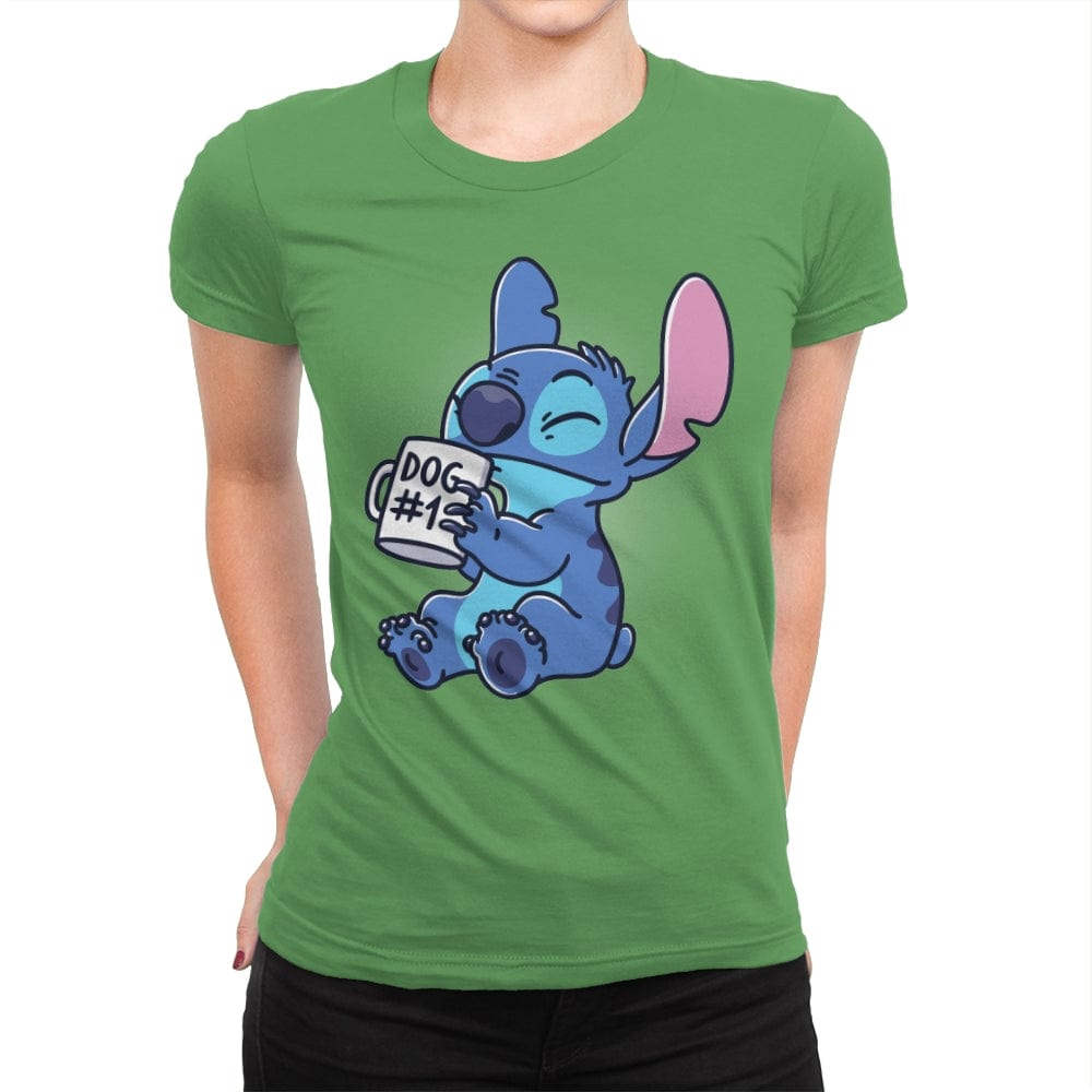 Dog #1 - Womens Premium T-Shirts RIPT Apparel Small / Kelly