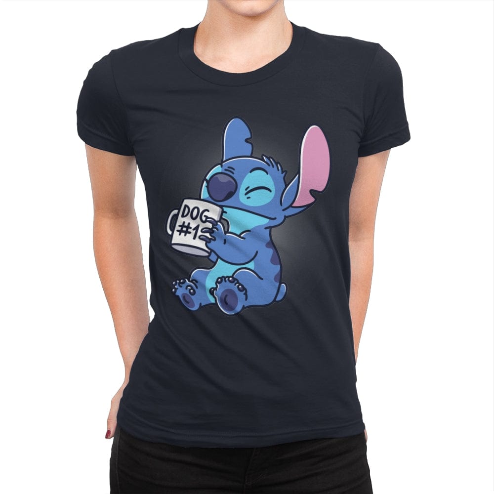 Dog #1 - Womens Premium T-Shirts RIPT Apparel Small / Midnight Navy