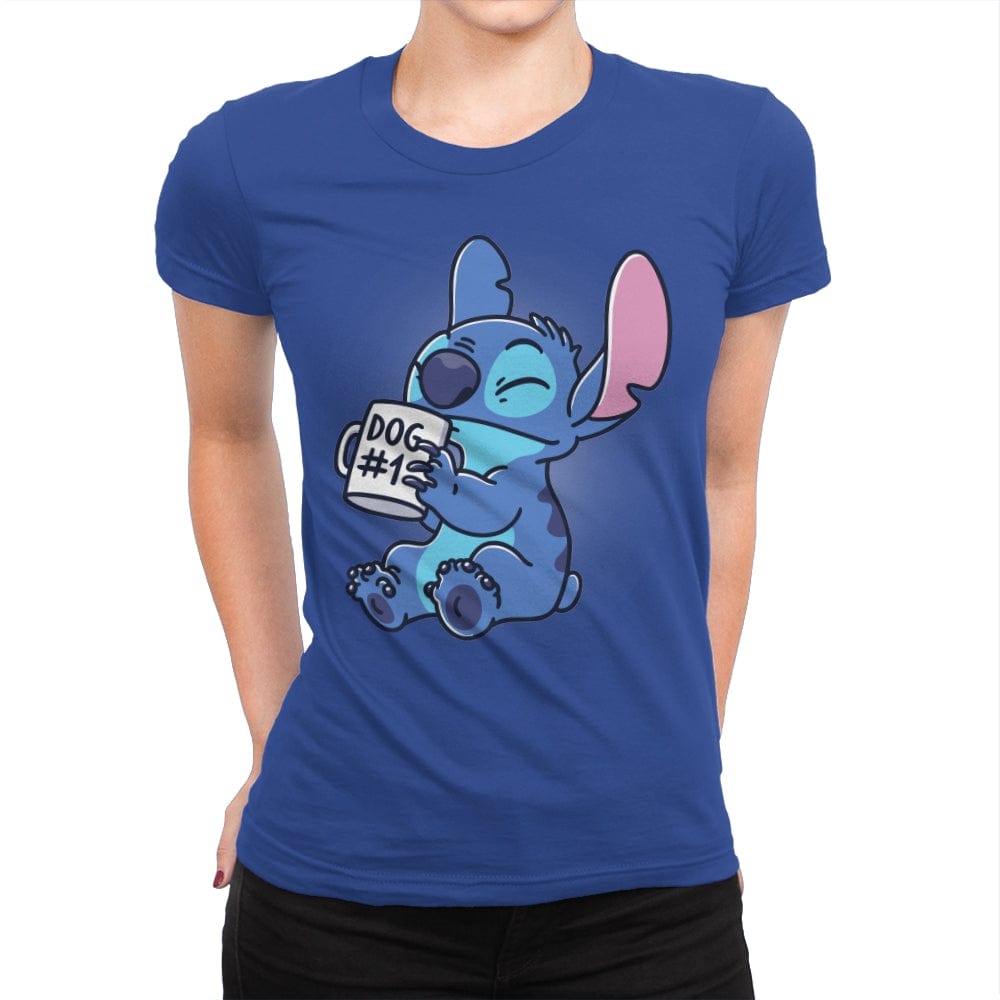Dog #1 - Womens Premium T-Shirts RIPT Apparel Small / Royal