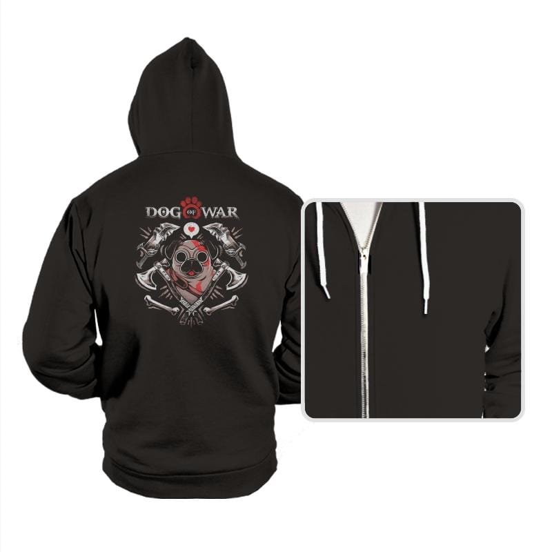 Dog of War - Hoodies Hoodies RIPT Apparel Small / Black