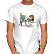 Dog Ross - Mens T-Shirts RIPT Apparel Small / White