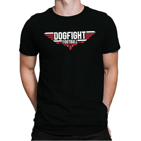 Dogfight Football - Mens Premium T-Shirts RIPT Apparel Small / Black