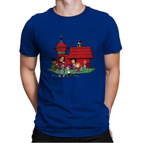 Doghouse Express - Mens Premium T-Shirts RIPT Apparel Small / Royal