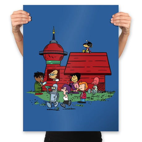 Doghouse Express - Prints Posters RIPT Apparel 18x24 / Royal