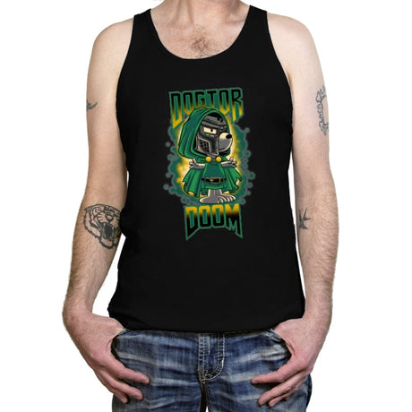 Dogtor Doom - Tanktop Tanktop RIPT Apparel X-Small / Black