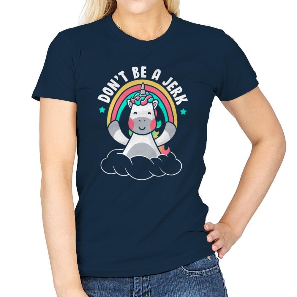 Don’t Be a Jerk - Womens T-Shirts RIPT Apparel