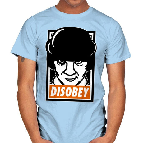 Don't Disobey The Droogs - Raffitees - Mens T-Shirts RIPT Apparel Small / Light Blue