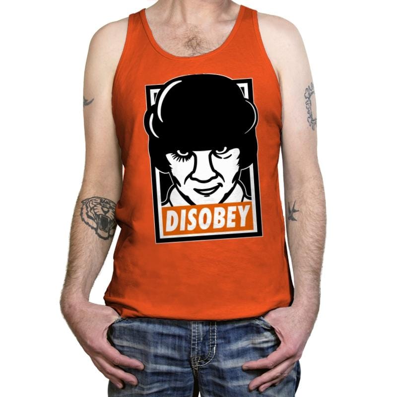 Don't Disobey The Droogs - Raffitees - Tanktop Tanktop RIPT Apparel X-Small / Orange