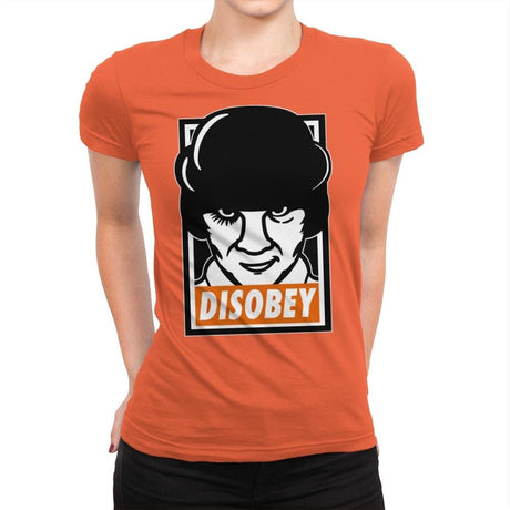 Don't Disobey The Droogs - Raffitees - Womens Premium T-Shirts RIPT Apparel Small / Classic Orange