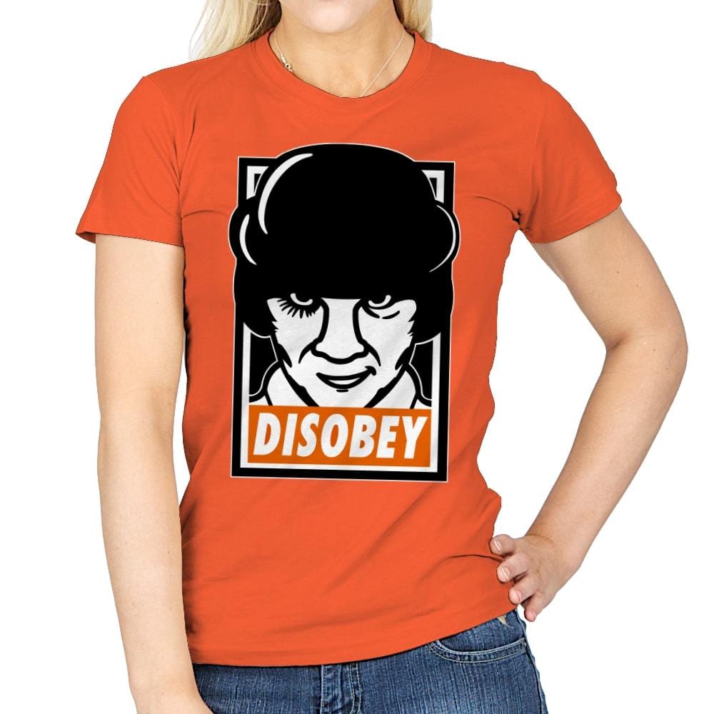 Don't Disobey The Droogs - Raffitees - Womens T-Shirts RIPT Apparel Small / Orange