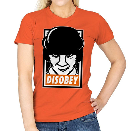 Don't Disobey The Droogs - Raffitees - Womens T-Shirts RIPT Apparel Small / Orange