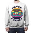 Don't Forget Me - Crew Neck Sweatshirt Crew Neck Sweatshirt RIPT Apparel Small / White