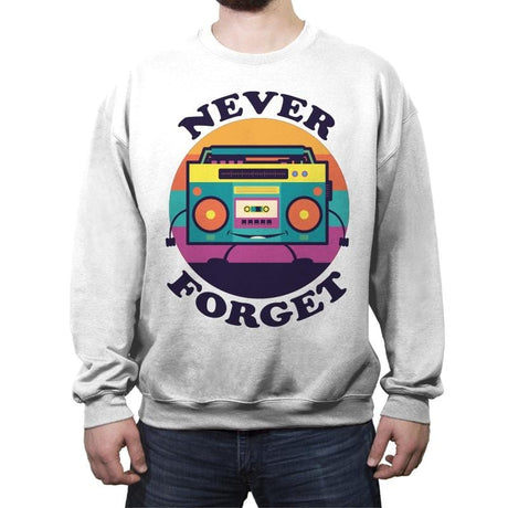 Don't Forget Me - Crew Neck Sweatshirt Crew Neck Sweatshirt RIPT Apparel Small / White