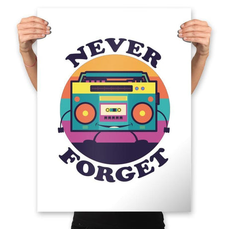Don't Forget Me - Prints Posters RIPT Apparel 18x24 / White