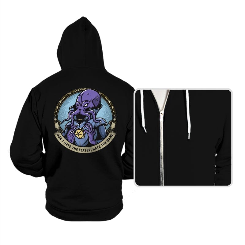 Don't Hate the Flayer - Hoodies Hoodies RIPT Apparel Small / Black