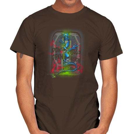 Don't Open Bugs Inside Exclusive - Mens T-Shirts RIPT Apparel Small / Dark Chocolate