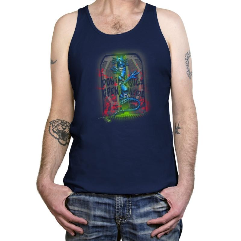 Don't Open Bugs Inside Exclusive - Tanktop Tanktop RIPT Apparel X-Small / Navy