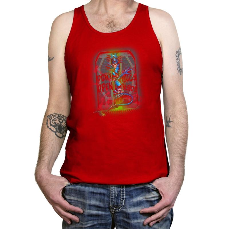 Don't Open Bugs Inside Exclusive - Tanktop Tanktop RIPT Apparel X-Small / Red
