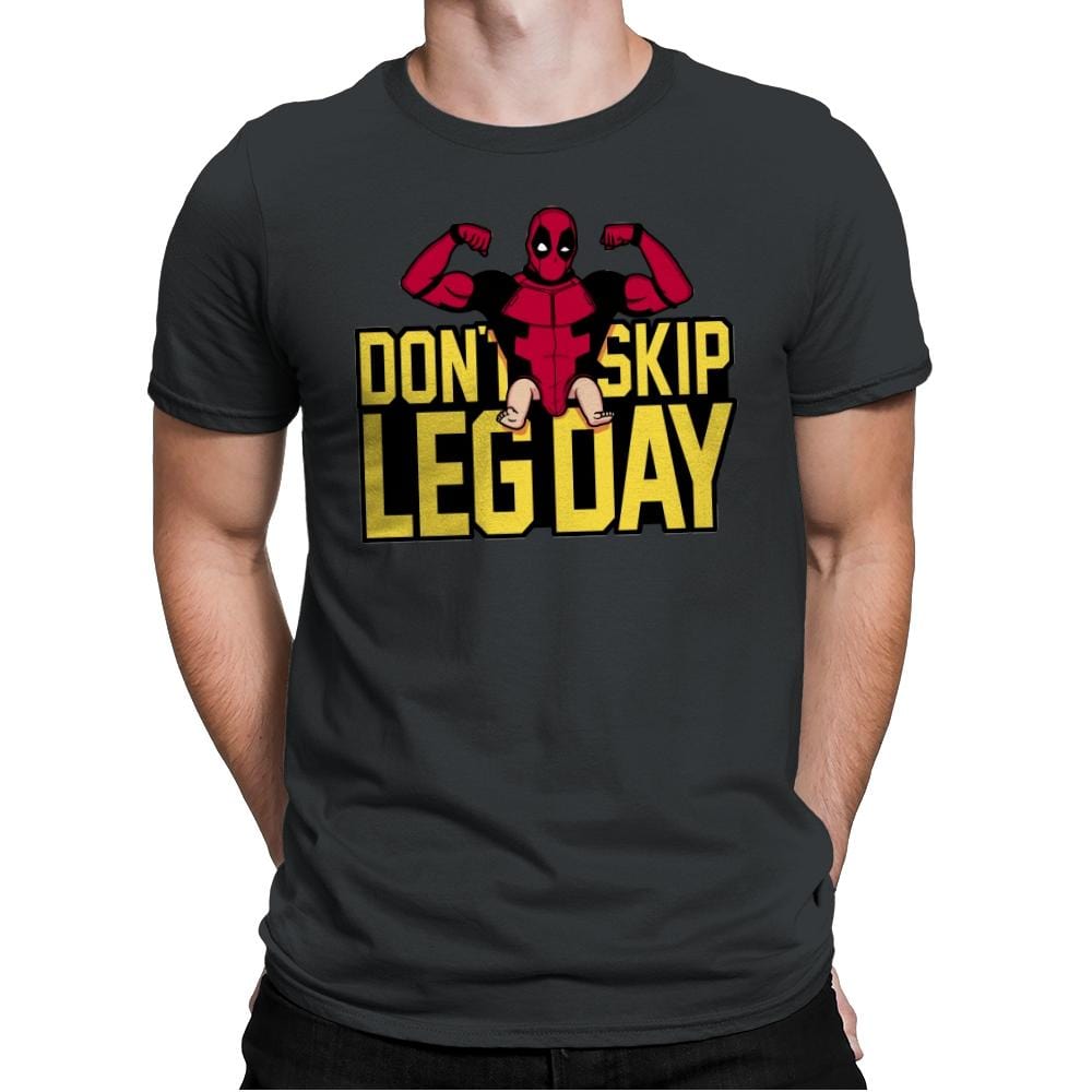 Don't Skip Leg Day! - Raffitees - Mens Premium T-Shirts RIPT Apparel Small / Heavy Metal