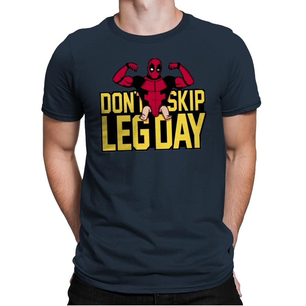Don't Skip Leg Day! - Raffitees - Mens Premium T-Shirts RIPT Apparel Small / Indigo