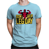 Don't Skip Leg Day! - Raffitees - Mens Premium T-Shirts RIPT Apparel Small / Light Blue