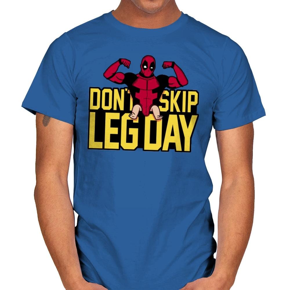 Don't Skip Leg Day! - Raffitees - Mens T-Shirts RIPT Apparel Small / Royal