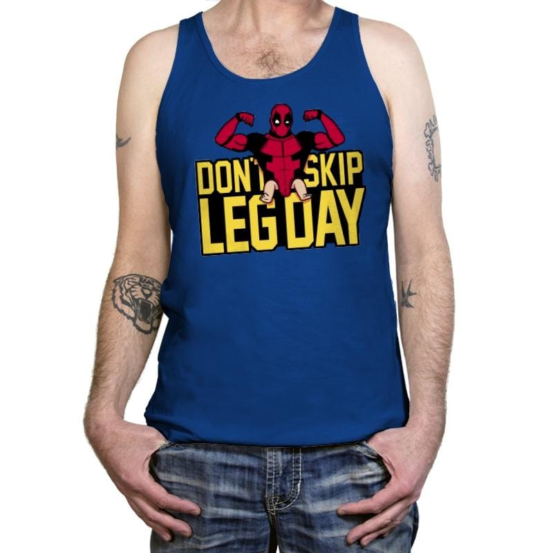 Don't Skip Leg Day! - Raffitees - Tanktop Tanktop RIPT Apparel