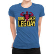 Don't Skip Leg Day! - Raffitees - Womens Premium T-Shirts RIPT Apparel Small / Royal