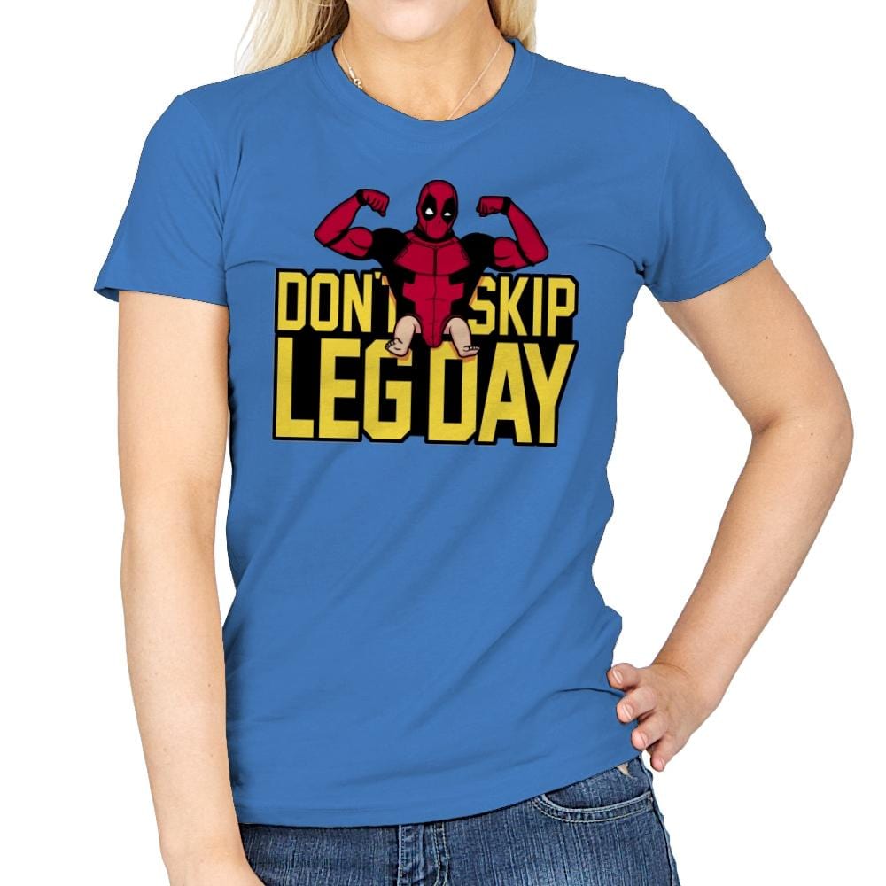 Don't Skip Leg Day! - Raffitees - Womens T-Shirts RIPT Apparel Small / Iris