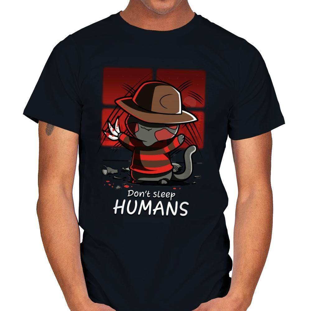 Don't Sleep Humans - Mens T-Shirts RIPT Apparel Small / Black