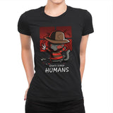Don't Sleep Humans - Womens Premium T-Shirts RIPT Apparel Small / Black