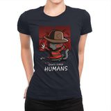 Don't Sleep Humans - Womens Premium T-Shirts RIPT Apparel Small / Midnight Navy