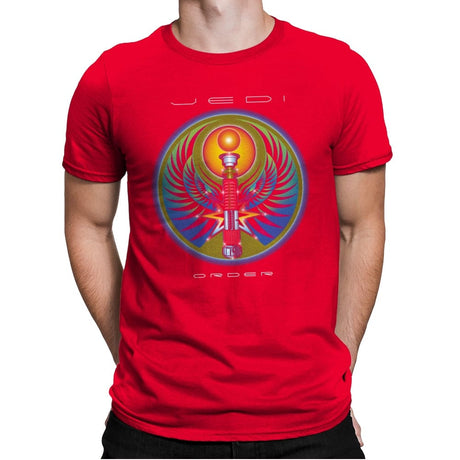 Don't Stop Believin - Anytime - Mens Premium T-Shirts RIPT Apparel Small / Red
