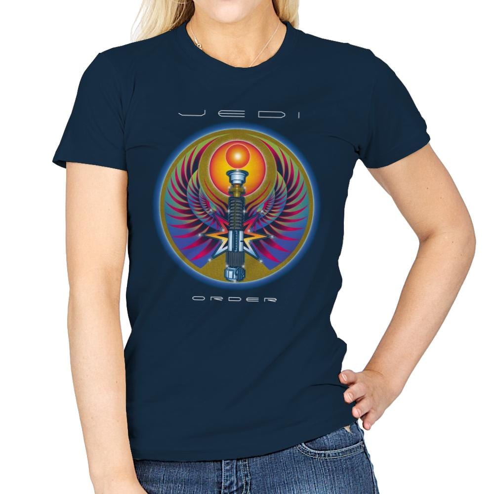 Don't stop Believin - Womens T-Shirts RIPT Apparel Small / Navy