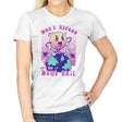 Don't Stress and Be Happy - Womens T-Shirts RIPT Apparel Small / White