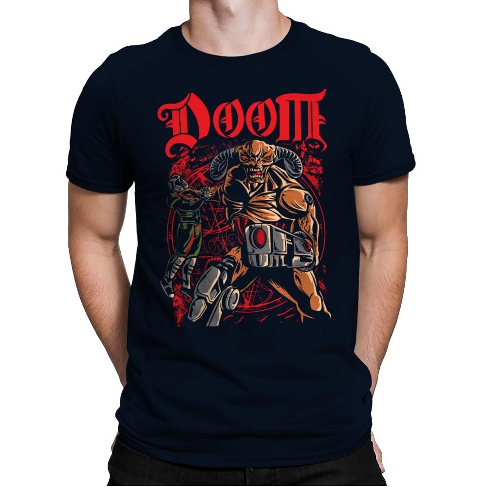 Don't Talk to Demons - Mens Premium T-Shirts RIPT Apparel Small / Midnight Navy
