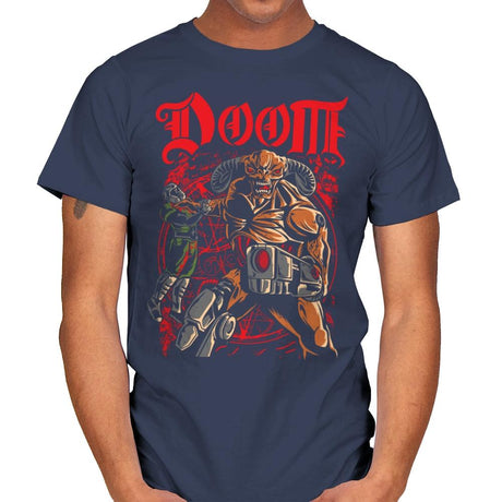 Don't Talk to Demons - Mens T-Shirts RIPT Apparel Small / Navy