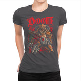 Don't Talk to Demons - Womens Premium T-Shirts RIPT Apparel Small / Heavy Metal