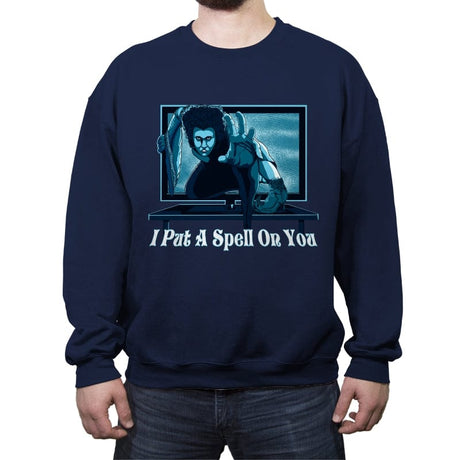 Don’t Watch! - Crew Neck Sweatshirt Crew Neck Sweatshirt RIPT Apparel Small / Navy
