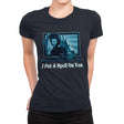Don’t Watch! - Womens Premium T-Shirts RIPT Apparel Small / Midnight Navy