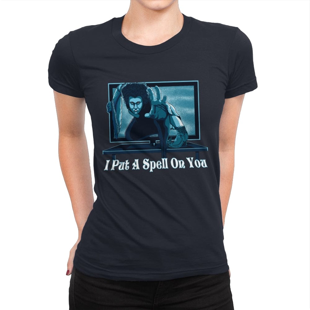 Don’t Watch! - Womens Premium T-Shirts RIPT Apparel Small / Midnight Navy