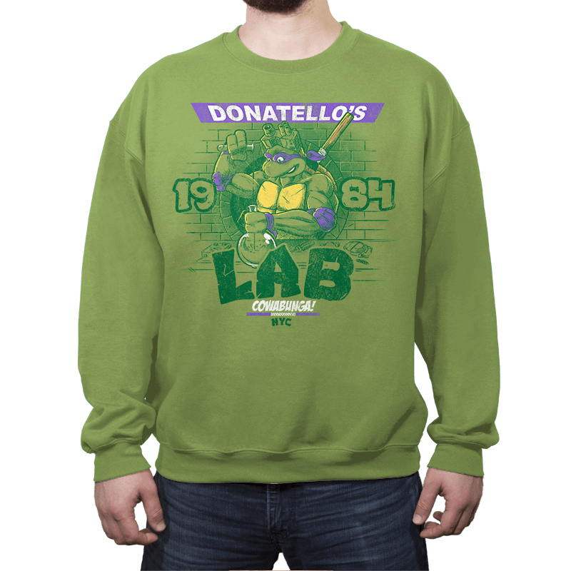 Donatello's Lab - Crew Neck Crew Neck RIPT Apparel