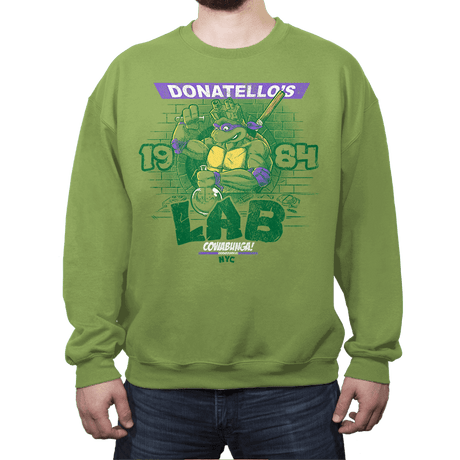 Donatello's Lab - Crew Neck Crew Neck RIPT Apparel